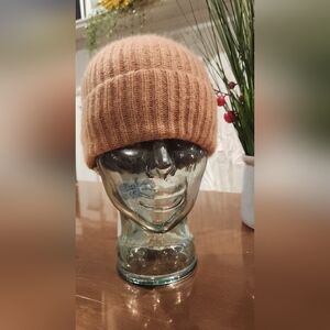 Cozy Tan Knit Beanie
